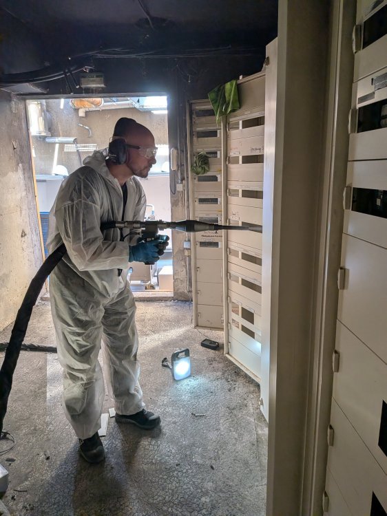 nettoyage cryogénique armoire électrique